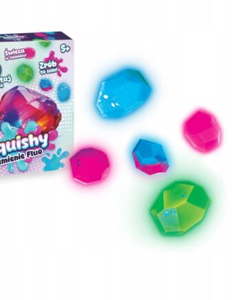 DUMEL ART SQUISHY KREATYWNY ZESTAW KAMIENIE FLUO ZRÓB TO SAM