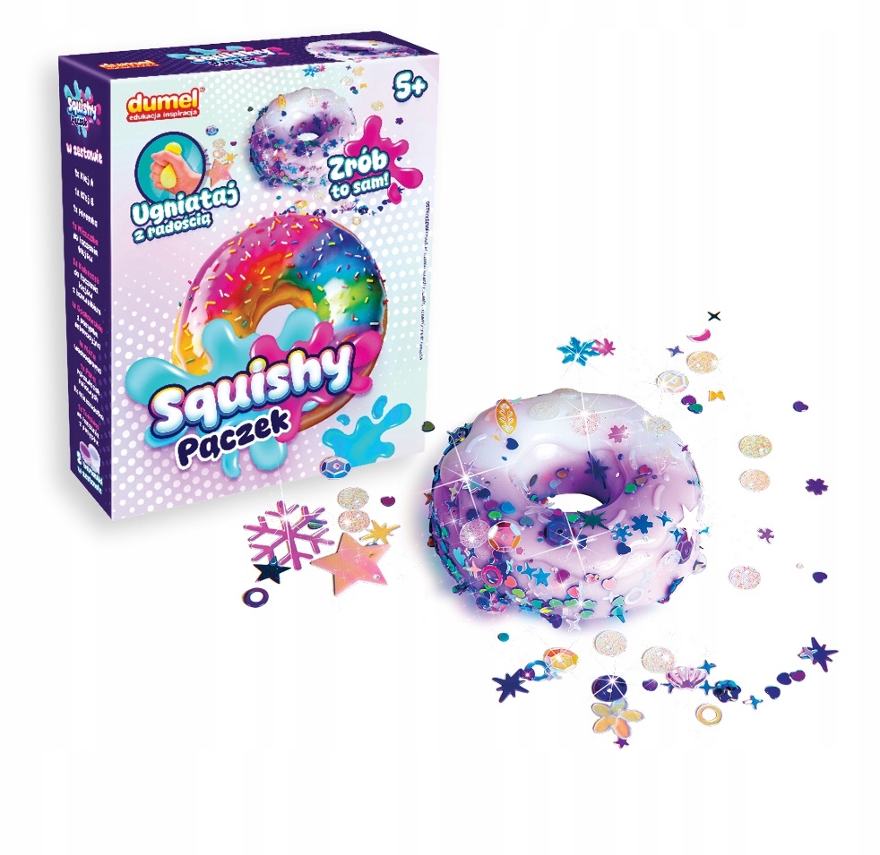 DUMEL ART SQUISHY KREATYWNY ZESTAW PĄCZEK ZRÓB TO SAM