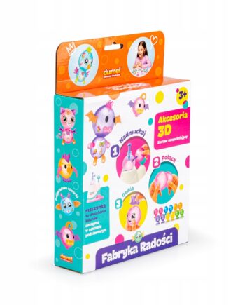 DUMEL FABRYKA RADOŚCI AKCESORIA 3D BALONOWA PRZYGODA 170 ELEMENTÓW 3+