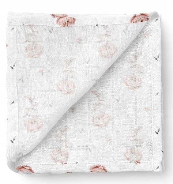 BOCIOLAND PIELUSZKA BAMBUSOWA OTULACZ KOCYK 75x75 KRÓLICZKI