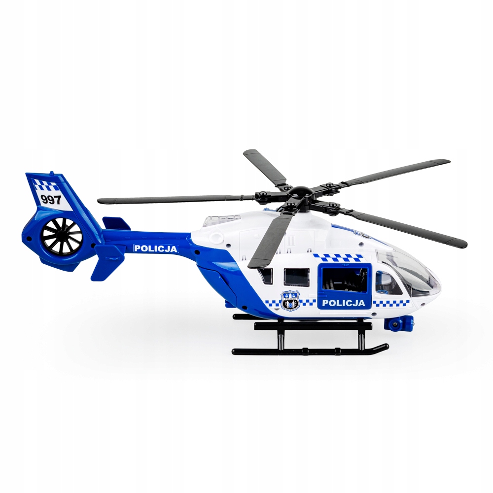 DUMEL FLOTA MIEJSKA HELIKOPTER POLICYJNY ŚWIATEŁKA DŹWIĘKI OBRACANE ŚMIGŁA