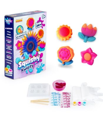 DUMEL ART SQUISHY KREATYWNY ZESTAW KWIATY ZRÓB TO SAM