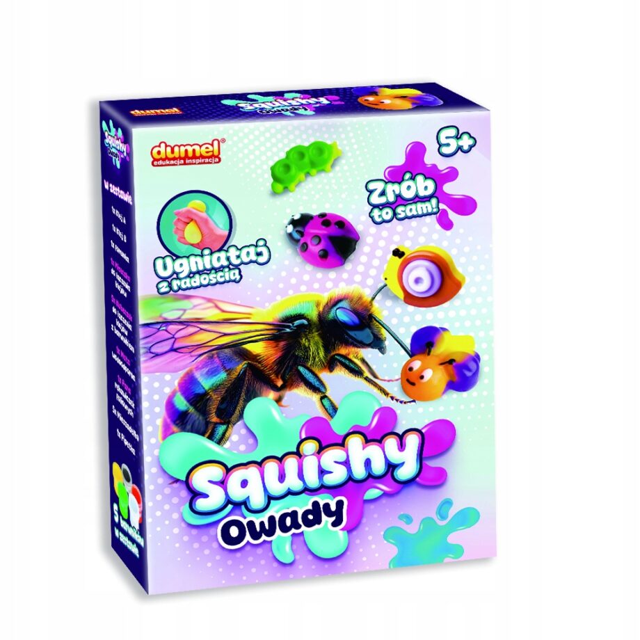 DUMEL ART SQUISHY KREATYWNY ZESTAW OWADY ZRÓB TO SAM