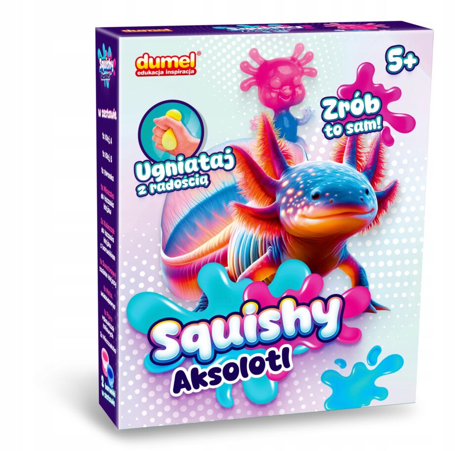 DUMEL ART SQUISHY KREATYWNY ZESTAW AKSOLOTL ZRÓB TO SAM