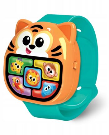 DUMEL ZEGAREK MALUCHA TYGRYSEK MELODIE DŹWIĘKI PIOSENKI REGULOWANY 3+