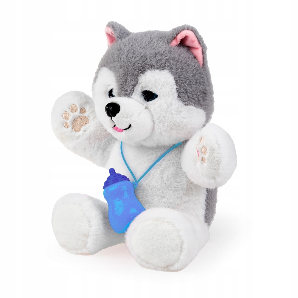 DUMEL PIESEK HUSKY KOŁYSANKI NAGRYWA DŹWIĘKI CZUJNIK DOTYKU 18M+