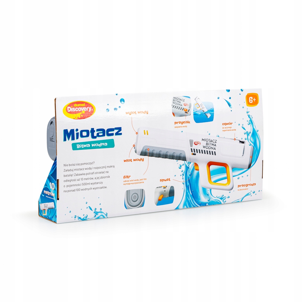 DUMEL ZABAWKA NA WODĘ MIOTACZ BITWA WODNA