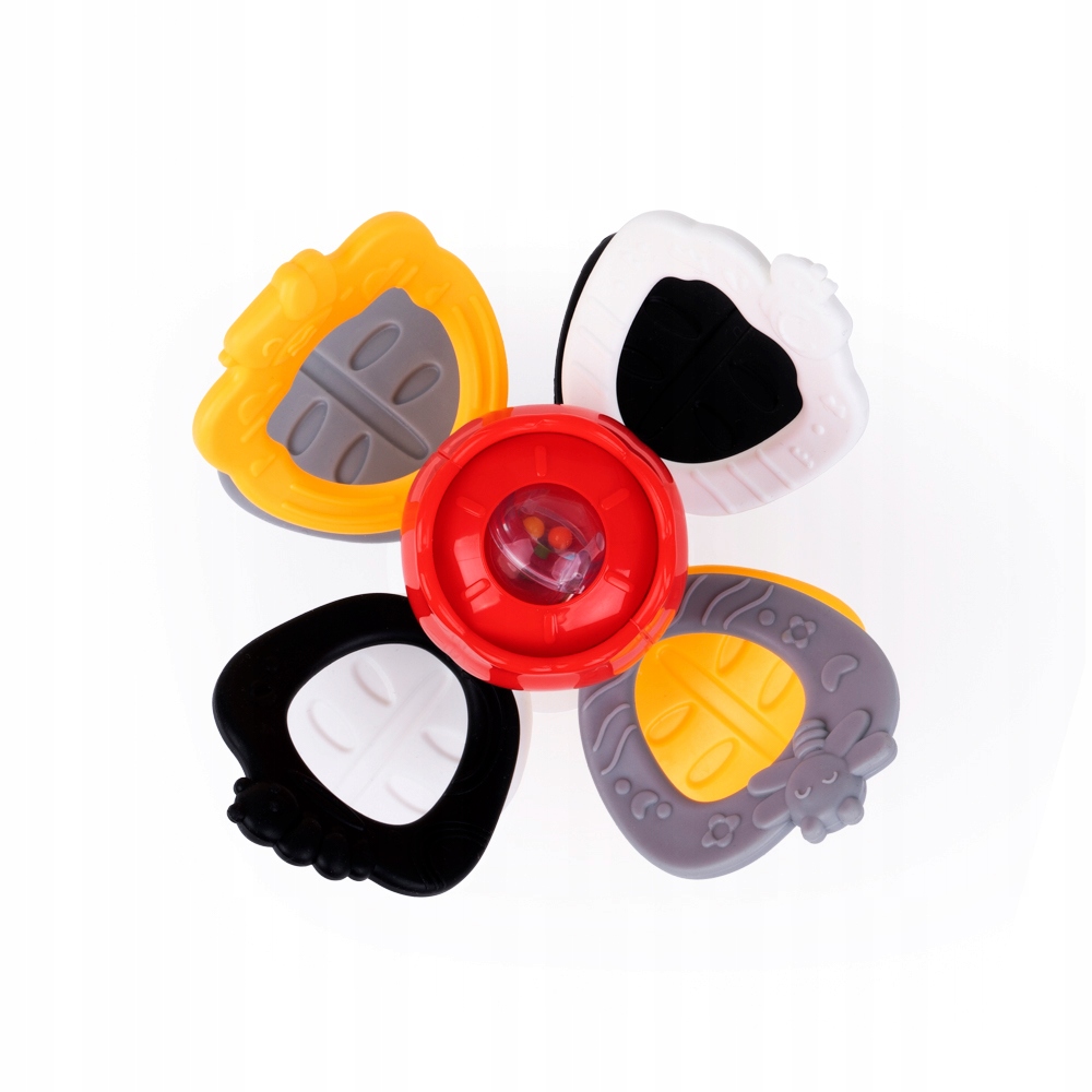 DUMEL TERKOCZĄCY OGRÓD Z PRZYSSAWKĄ KONTRASTOWY GRZECHOTKA GRYZAK 3M+