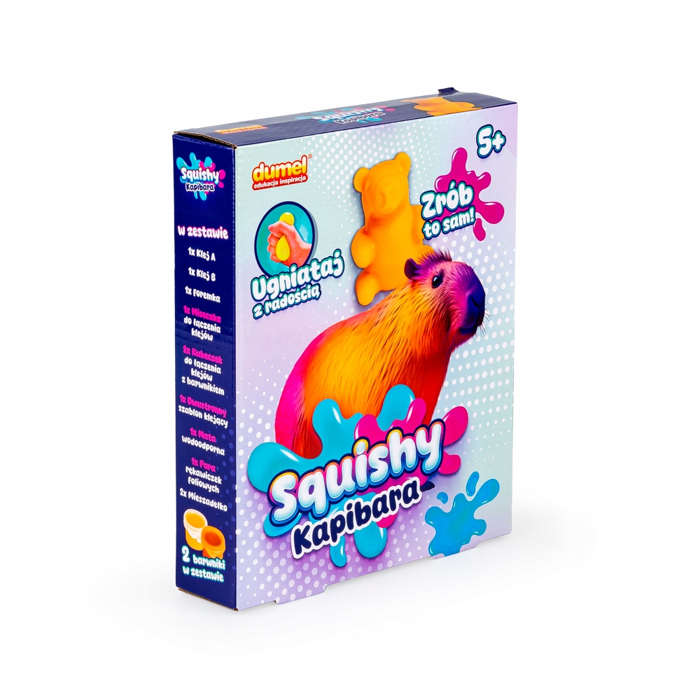 DUMEL ART SQUISHY KREATYWNY ZESTAW KAPIBARA ZRÓB TO SAM