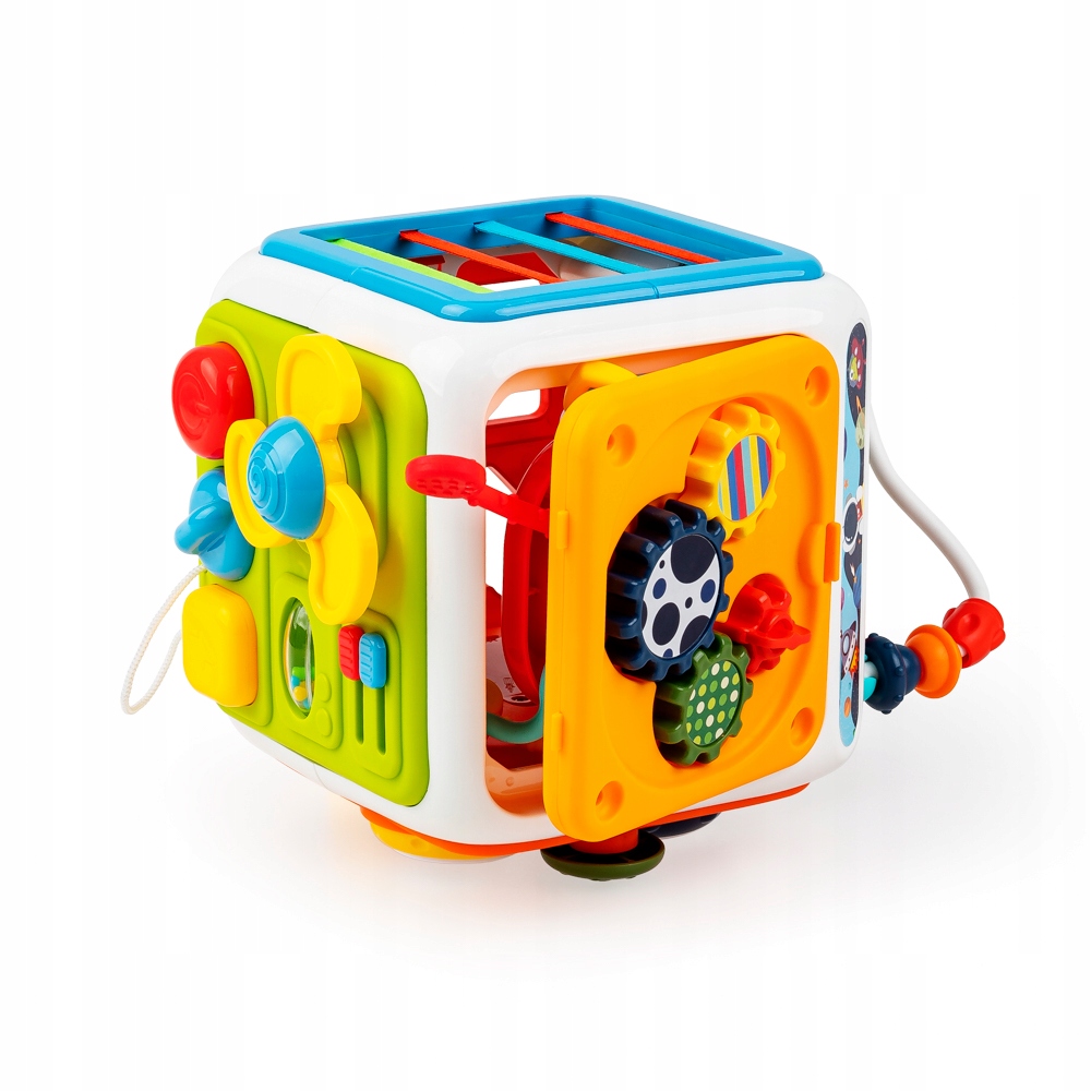 DUMEL KOSTKA SENSORYCZNA MOTORYCZNA KOSMICZNA ZABAWA DŹWIĘKI MELODIE 18M+