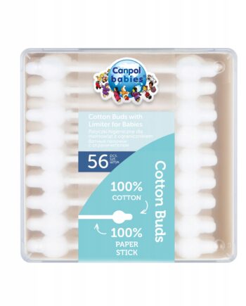 CANPOL PATYCZKI HIGIENICZNE Z OGRANICZNIKIEM 55szt