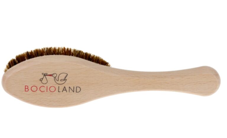 BOCIOLAND DREWNIANA NATURALNA SZCZOTKA DO WŁOSÓW Z KONINY ELIPSA