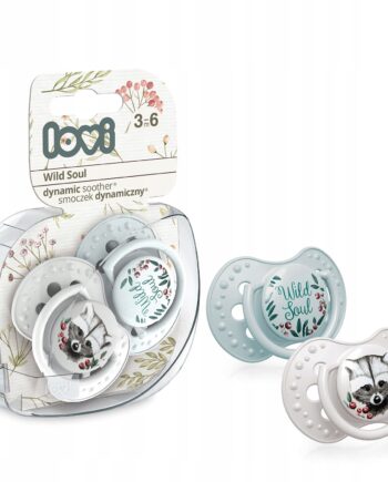 LOVI Smoczek dynamiczny 3-6m 2 szt Wild Soul Boy
