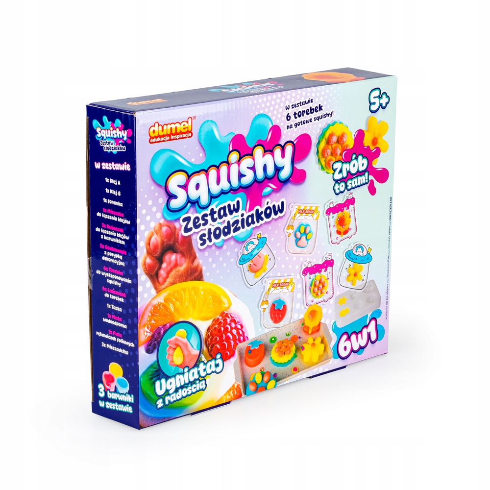 DUMEL ART SQUISHY KREATYWNY ZESTAW SŁODZIAKÓW ZRÓB TO SAM
