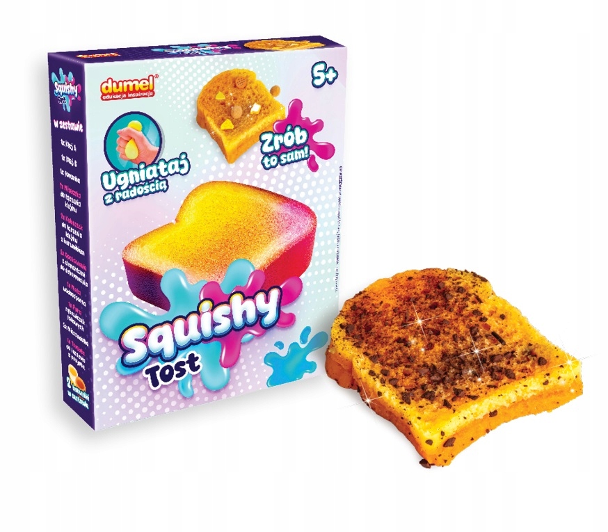 DUMEL ART SQUISHY KREATYWNY ZESTAW TOST ZRÓB TO SAM
