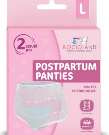 BOCIOLAND MAJTKI POPORODOWE SIATECZKA 2 SZTUKI L