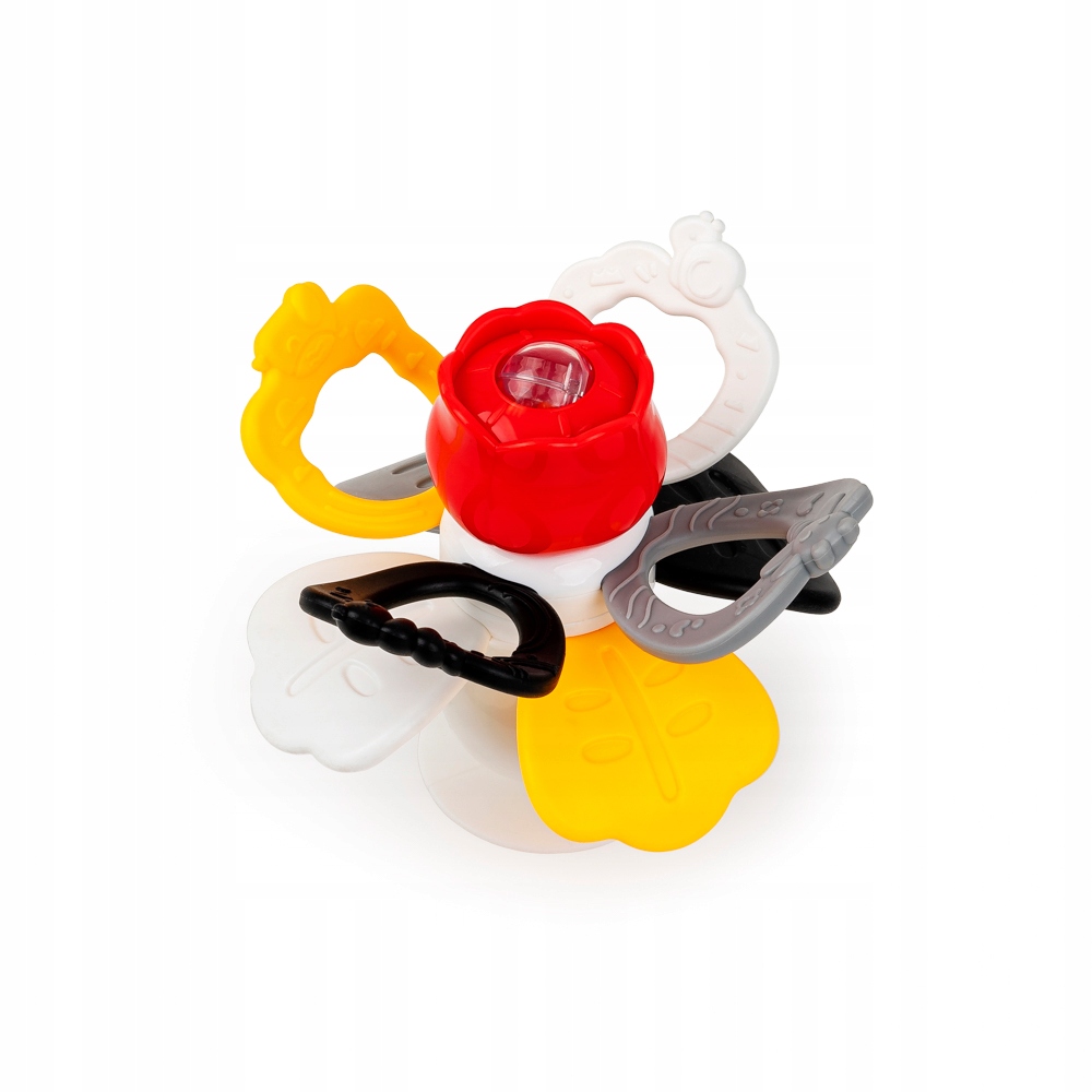 DUMEL TERKOCZĄCY OGRÓD Z PRZYSSAWKĄ KONTRASTOWY GRZECHOTKA GRYZAK 3M+