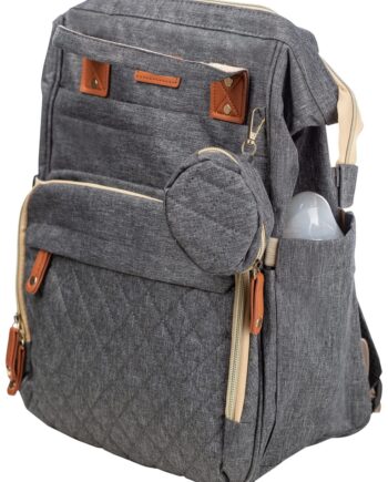 FREEON PLECAK TORBA ORGANIZER POJEMNY DLA MAMY DO WÓZKA URBANE SZARY