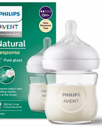 AVENT BUTELKA SZKLANA RESPONSYWNA NATURAL 120ML