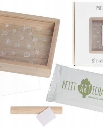 PETIT ARTICHAUT RAMKA NA ODCISK RĄCZKI NÓŻKI TĘCZA