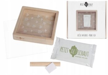 PETIT ARTICHAUT RAMKA NA ODCISK RĄCZKI NÓŻKI TĘCZA