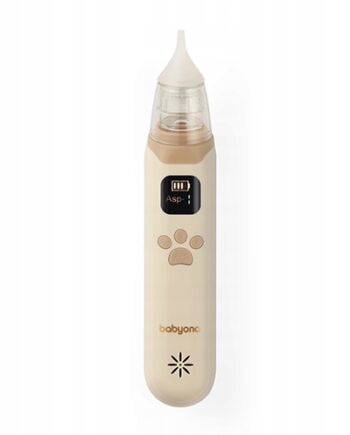 BABYONO ASPIRATOR DO NOSA ELEKTRYCZNY DUŻA MOC CICHY 1470/01 BEŻOWY