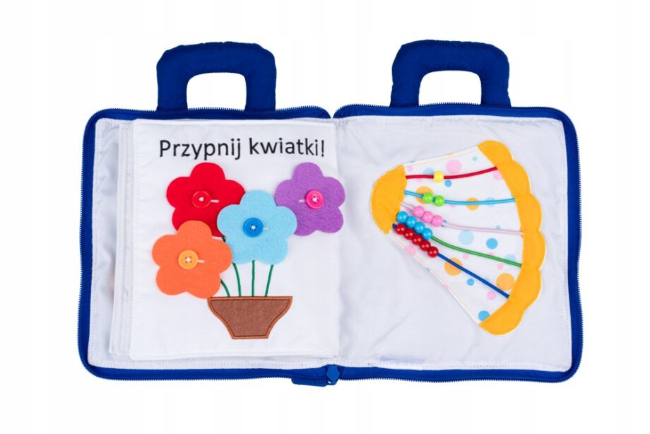 JOLLY BABY KSIĄŻKA KSIĄŻECZKA MALUCHA SENSORYCZNA RUCHOME ELEMENTY 10M+
