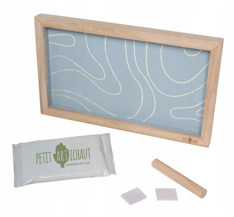 PETIT ARTICHAUT RAMKA NA ZDJĘCIE I DWA ODCISKI RĄCZKI NÓŻKI FALE