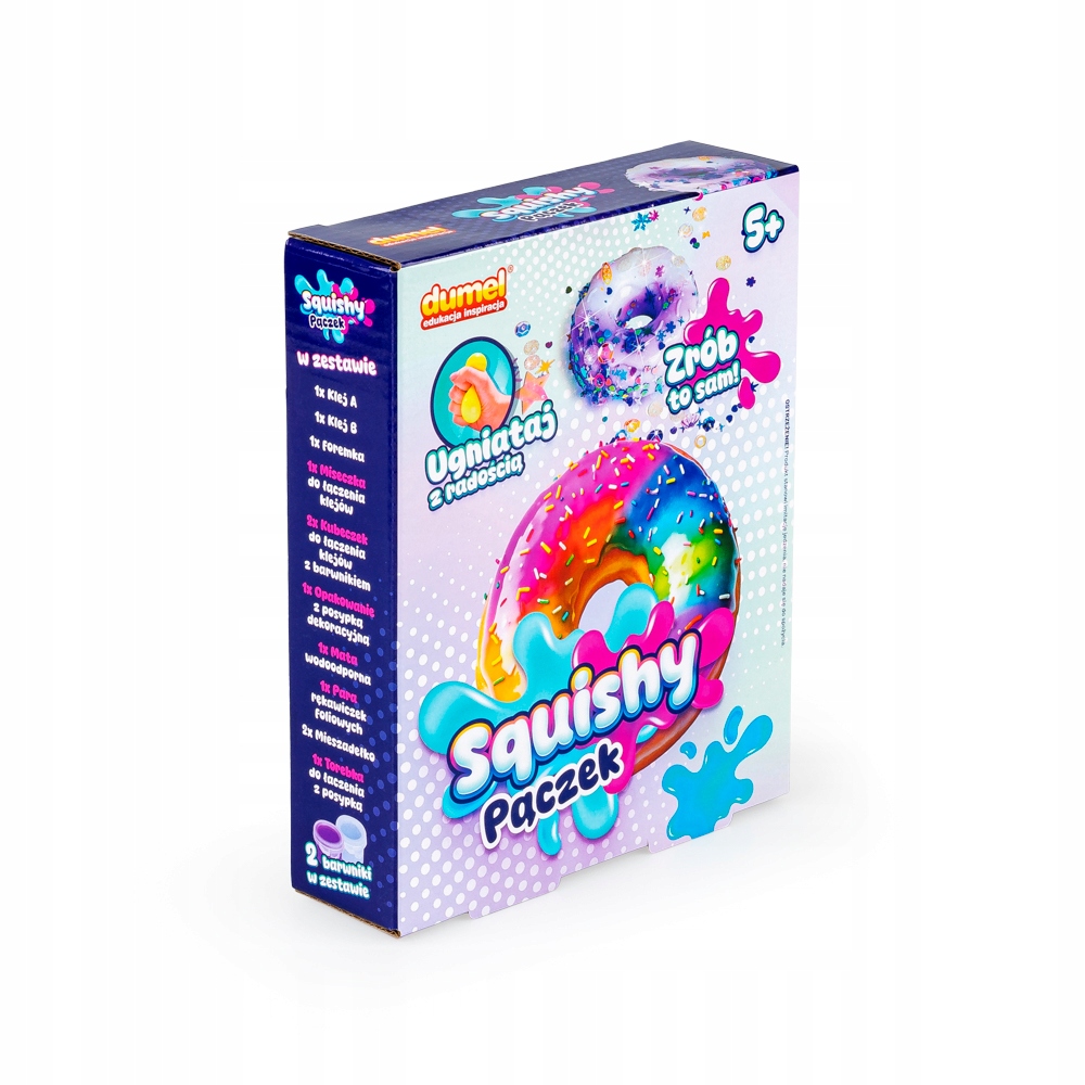 DUMEL ART SQUISHY KREATYWNY ZESTAW PĄCZEK ZRÓB TO SAM