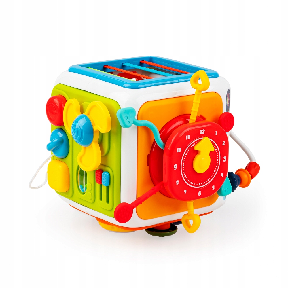 DUMEL KOSTKA SENSORYCZNA MOTORYCZNA KOSMICZNA ZABAWA DŹWIĘKI MELODIE 18M+