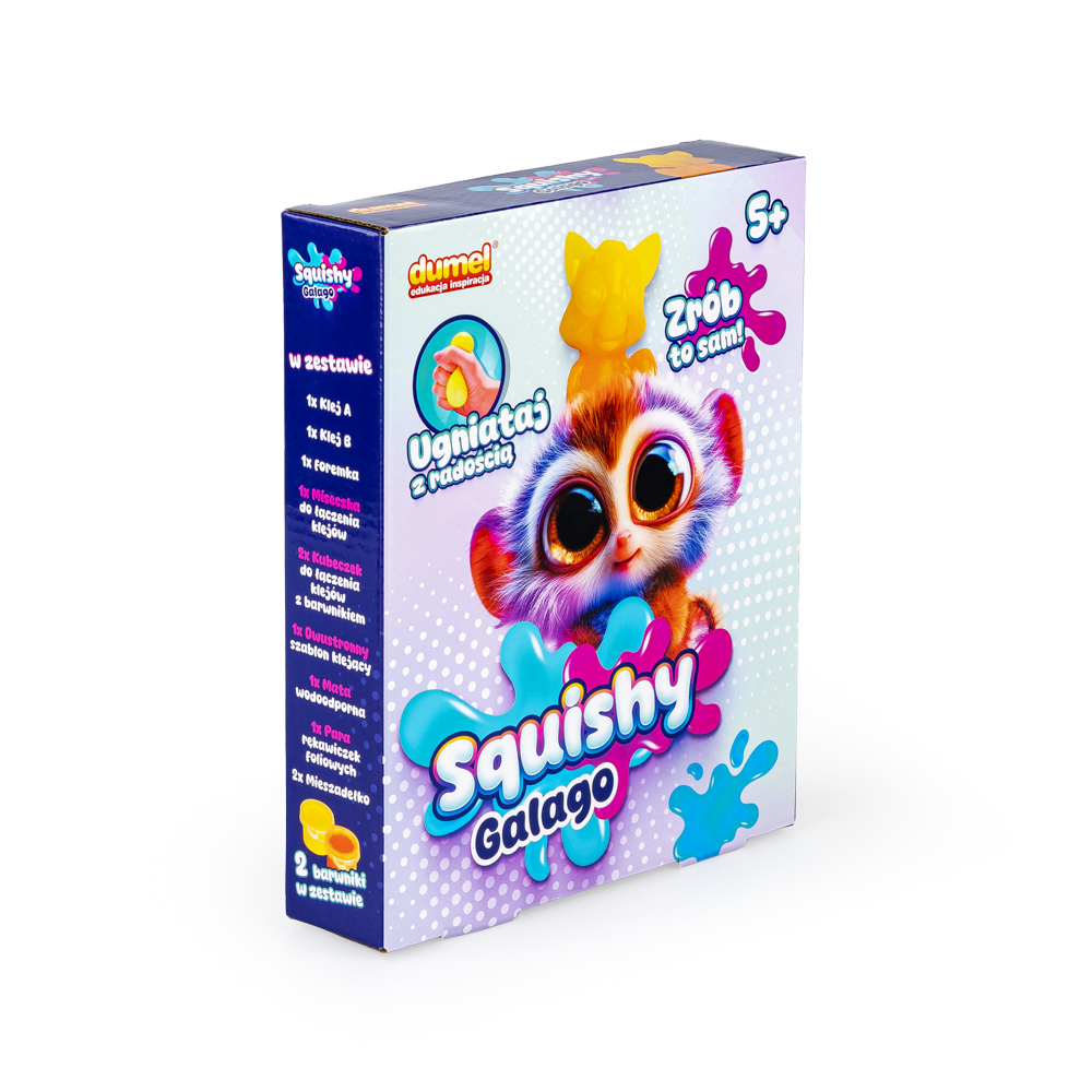 DUMEL ART SQUISHY KREATYWNY ZESTAW GALAGO ZRÓB TO SAM