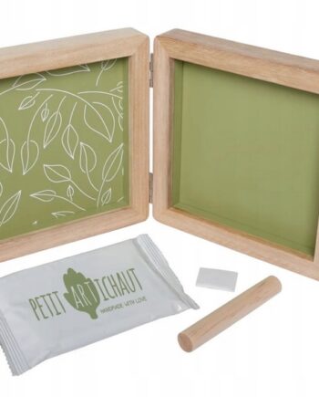 PETIT ARTICHAUT PODWÓJNA RAMKA NA ZDJĘCIE I ODCISK RĄCZKI NÓŻKI LIŚCIE