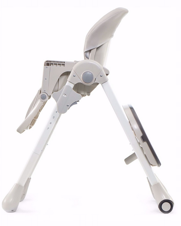 KINDERKRAFT KRZESEŁKO DO KARMIENIA DLA DZIECI YUMMY SZARE SKŁADANE