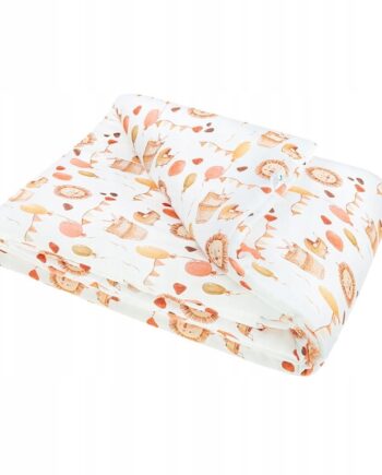 BOCIOLAND KOŁDERKA BAMBUSOWA 75X100CM LION CAŁOROCZNA LEKKA ANTYALERGICZNA