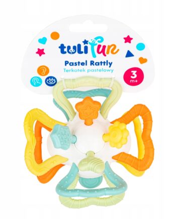 TULIFUN TERKOTEK PASTELOWY Z GRYZAKAMI 3M+