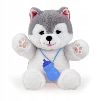 DUMEL PIESEK HUSKY KOŁYSANKI NAGRYWA DŹWIĘKI CZUJNIK DOTYKU 18M+