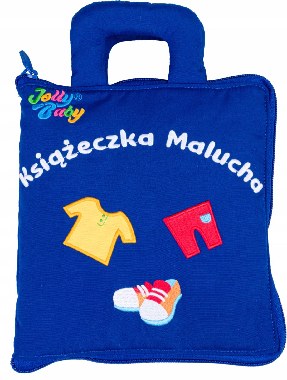 JOLLY BABY KSIĄŻKA KSIĄŻECZKA MALUCHA SENSORYCZNA RUCHOME ELEMENTY 10M+