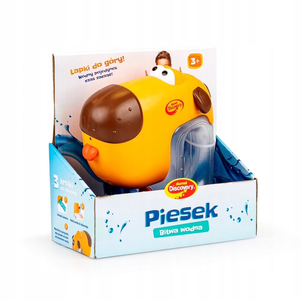 DUMEL ZABAWKA NA WODĘ PIESEK BITWA WODNA STRZELA WODĄ