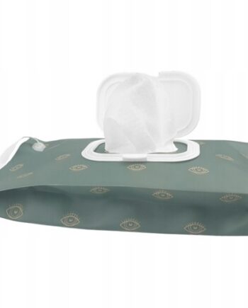 BOCIOLAND ETUI NA CHUSTECZKI NAWILŻANE SZCZELNE ZAMKNIĘCIE ZIELONY