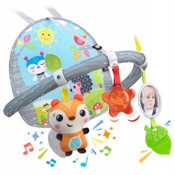 BENBAT SAMOCHODOWY ŁUK Z ZABAWKAMI PAŁĄK PODRÓŻNY DWUSTRONNY