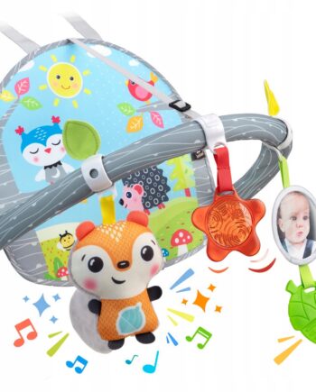 BENBAT SAMOCHODOWY ŁUK Z ZABAWKAMI PAŁĄK PODRÓŻNY DWUSTRONNY