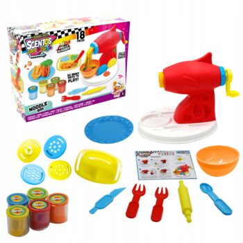 SCENTOS ZABAWKA MASZYNKA DO MAKARONU CIASTOLINA MASA PLASTYCZNA