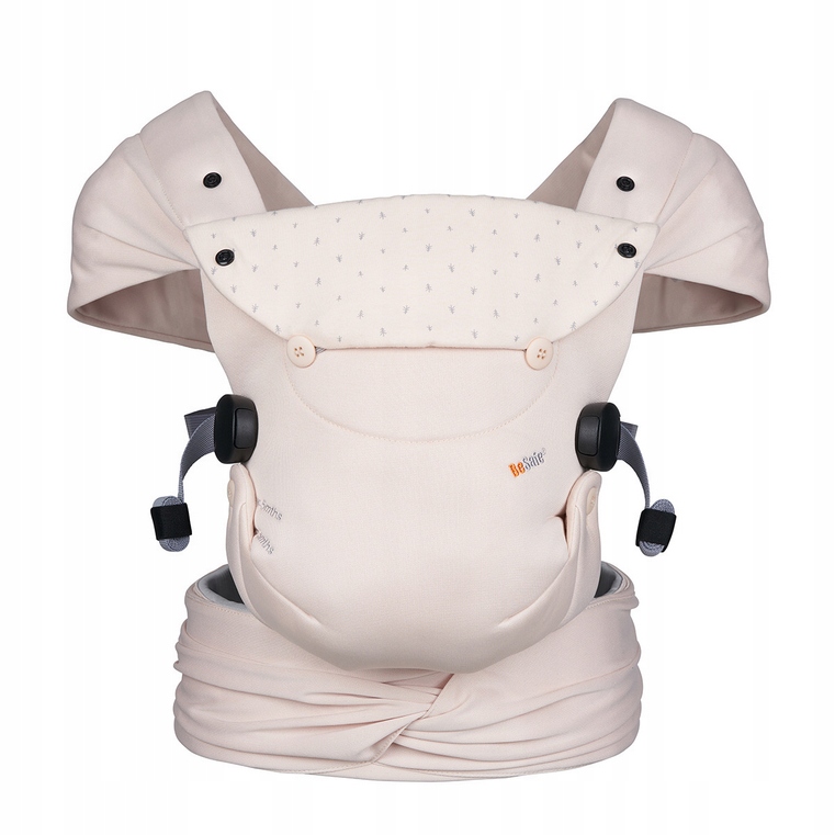 BESAFE NOSIDEŁKO NOSIDŁO ERGONOMICZNE NEWBORN HAVEN 3-11KG PIASKOWY