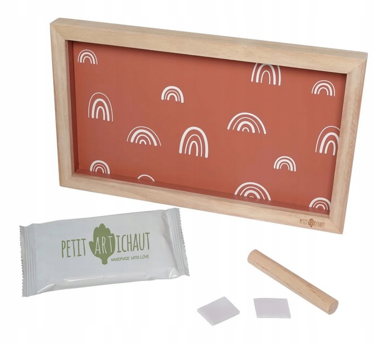 PETIT ARTICHAUT RAMKA NA ZDJĘCIE I DWA ODCISKI RĄCZKI NÓŻKI TĘCZA