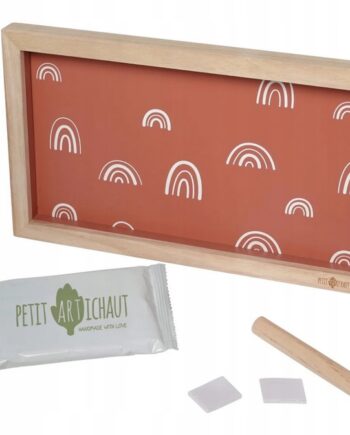 PETIT ARTICHAUT RAMKA NA ZDJĘCIE I DWA ODCISKI RĄCZKI NÓŻKI TĘCZA