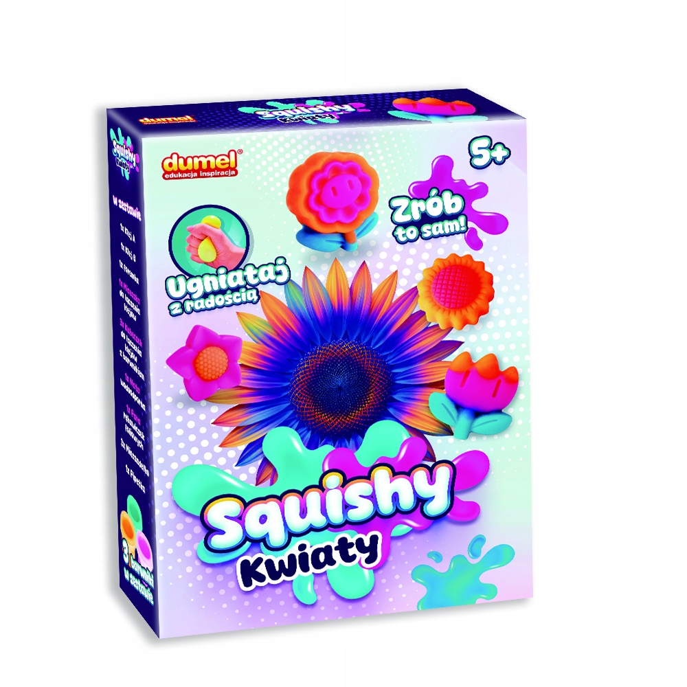 DUMEL ART SQUISHY KREATYWNY ZESTAW KWIATY ZRÓB TO SAM