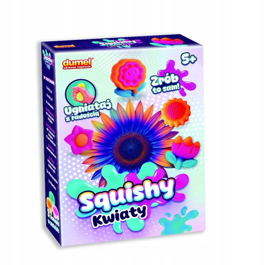 DUMEL ART SQUISHY KREATYWNY ZESTAW KWIATY ZRÓB TO SAM