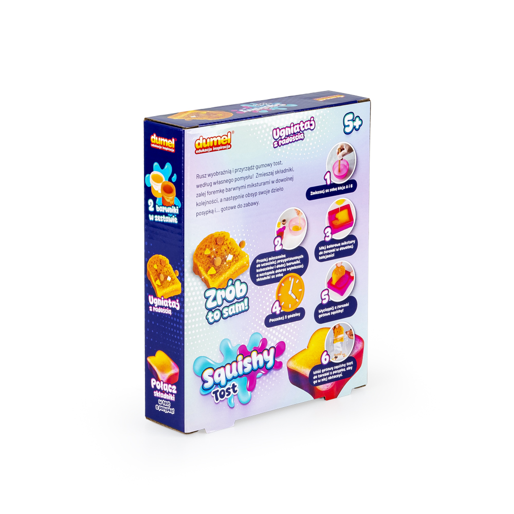 DUMEL ART SQUISHY KREATYWNY ZESTAW TOST ZRÓB TO SAM