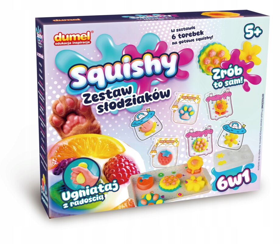 DUMEL ART SQUISHY KREATYWNY ZESTAW SŁODZIAKÓW ZRÓB TO SAM