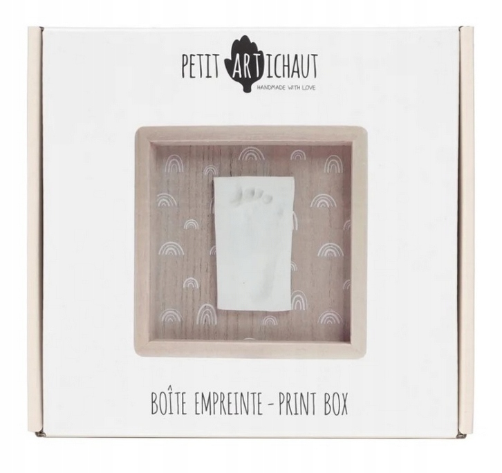 PETIT ARTICHAUT RAMKA NA ODCISK RĄCZKI NÓŻKI TĘCZA